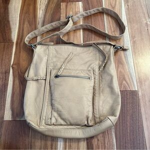 Bueno Taupe Crossbody / Hobo Bag – New Without Tags.